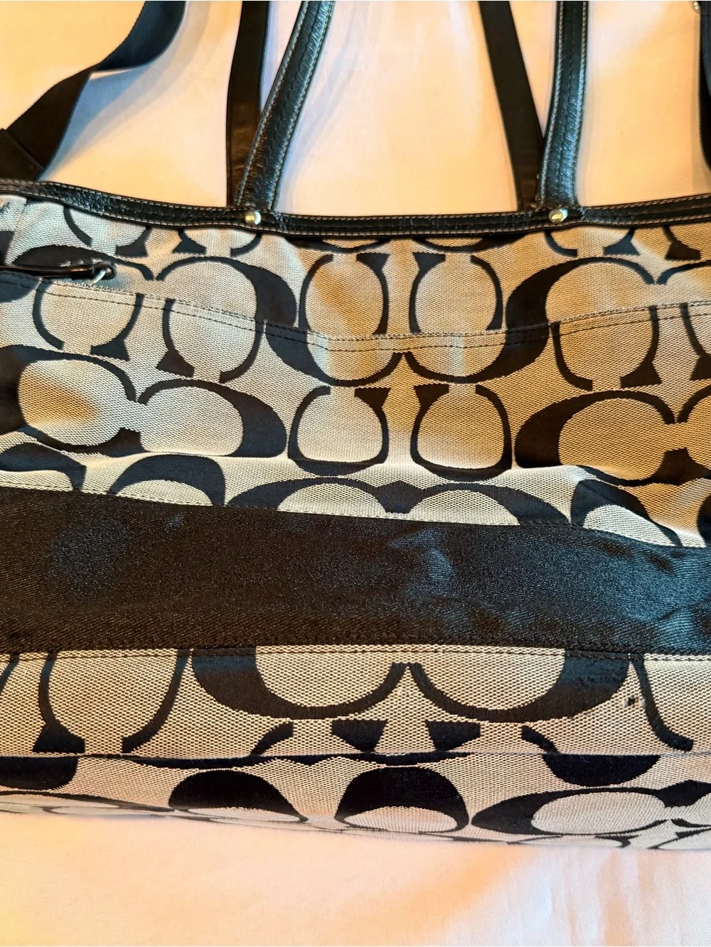 Coach Signature C Canvas XL Tote Diaper Bag No F13803